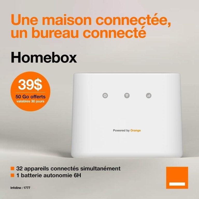 Homebox Orange à 39$ + 50Go